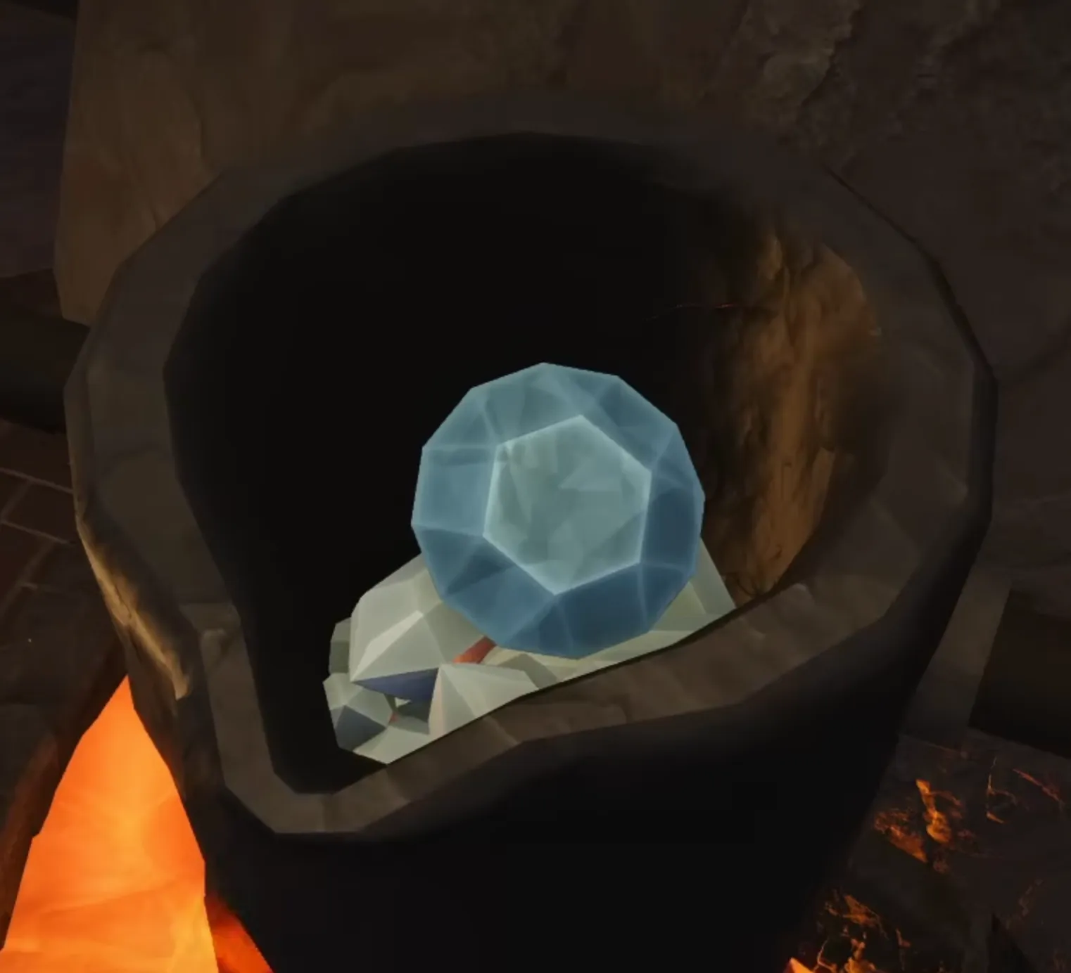 Medieval forge cauldron - The Forge crafting station